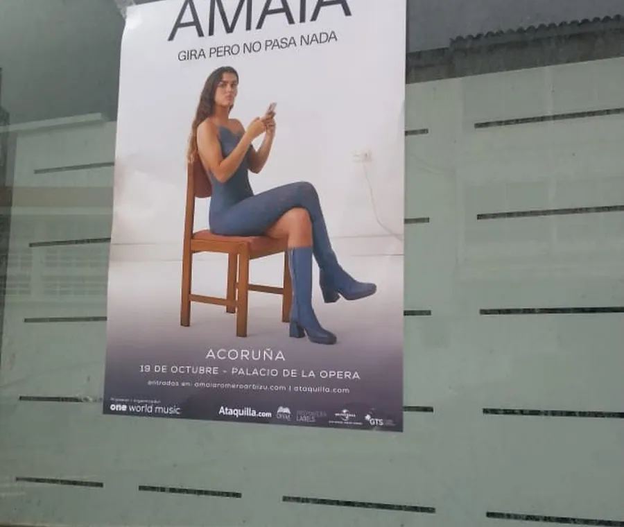 Pegada de carteles realizado por Buzoneos del Norte